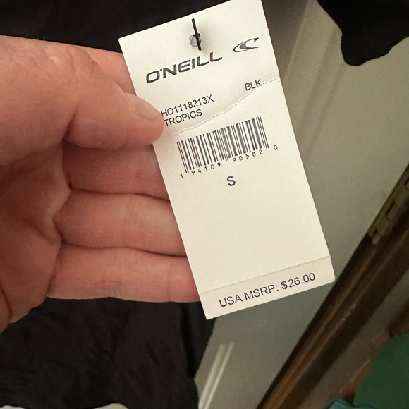 O’Neill MEN’S MODERN FIT TROPICAL GRAPHIC TEE: BLACK: NWT: SZ S - Picture 5 of 5